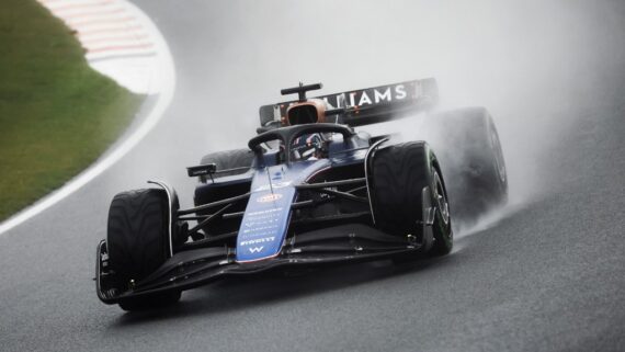 Carro da Williams pilotado por Alexander Albon no GP da Holanda (foto: SIMON WOHLFAHRT / AFP)