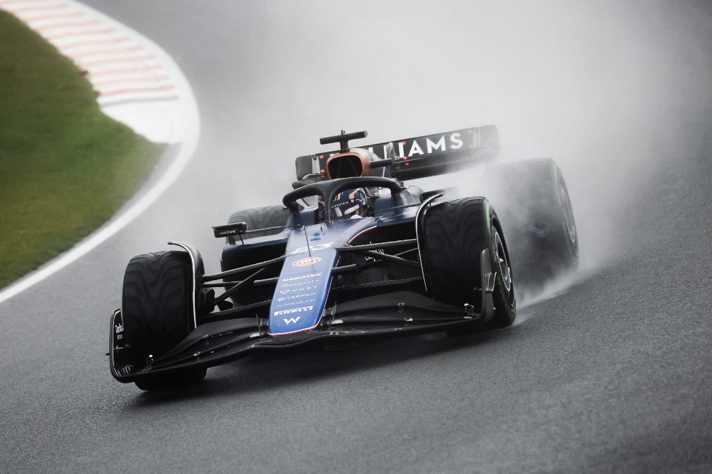 Carro da Williams pilotado por Alexander Albon no GP da Holanda (foto: SIMON WOHLFAHRT / AFP)