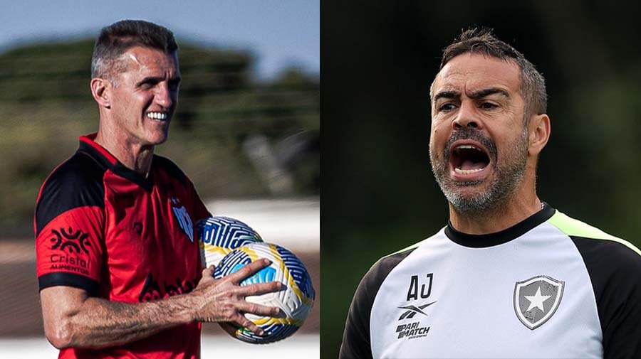 Treinadores das equipes (foto: Ingryd Oliveira/ACG - Vítor Silva/Botafogo)