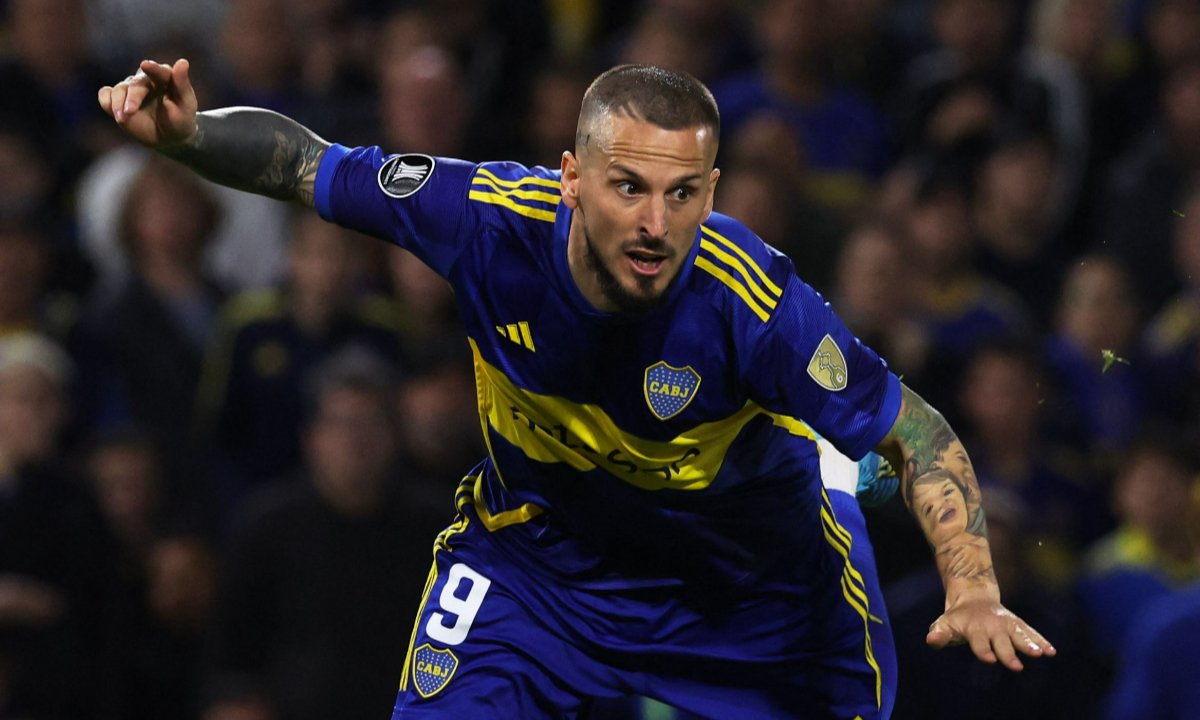 Benedetto em jogo pelo Boca Juniors (foto: ALEJANDRO PAGNI/AFP)