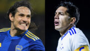 Cavani e Lucas Romero (foto: Montagem de fotos de Juan Mabromata/AFP e Gustavo Aleixo/Cruzeiro)