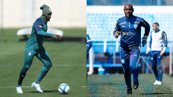 Jogadores em treino (foto: JP Pacheco / Coritiba - Leandro Boeira / Ava[i)