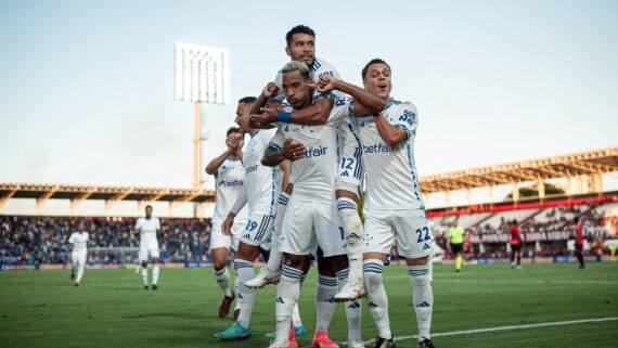 No primeiro turno, Cruzeiro venceu o Atlético-GO por 1 a 0 (foto: Staff Images/Cruzeiro)