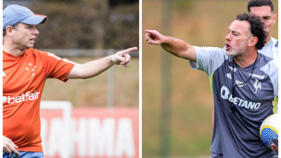 Técnicos de Cruzeiro e Atlético (foto: Montagem: Gustavo Aleixo/Cruzeiro e Paulo Henrique França/Atlético)