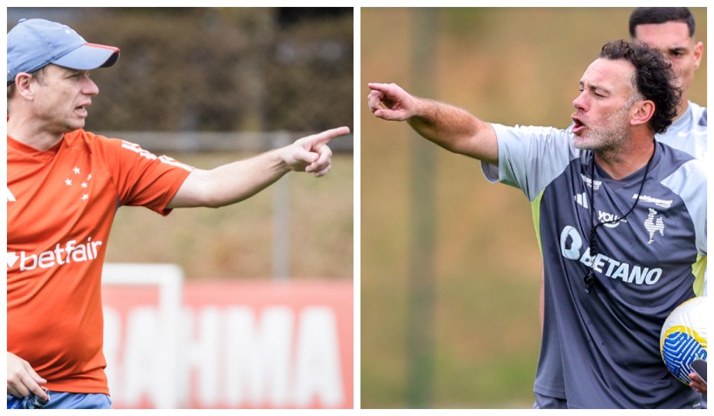 Técnicos de Cruzeiro e Atlético (foto: Montagem: Gustavo Aleixo/Cruzeiro e Paulo Henrique França/Atlético)