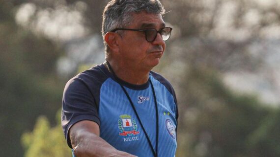 Flávio Araújo, técnico do Iguatu (foto: João Marcos Lima/ADI/Divulgação)