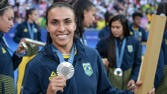 Marta, principal nome da Seleção Brasileira (foto: Leandro Couri/EM/D.A Press)