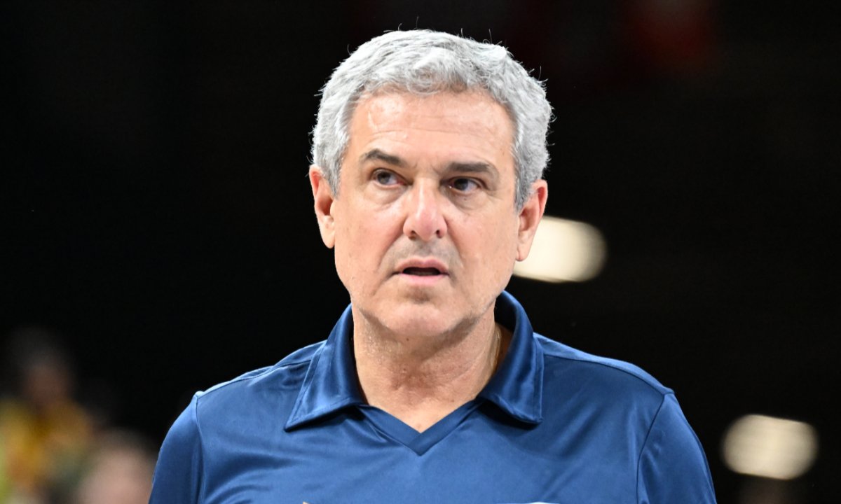 Zé Roberto em jogo do Brasil em Paris (foto: Leandro Couri/EM/D.A Press)