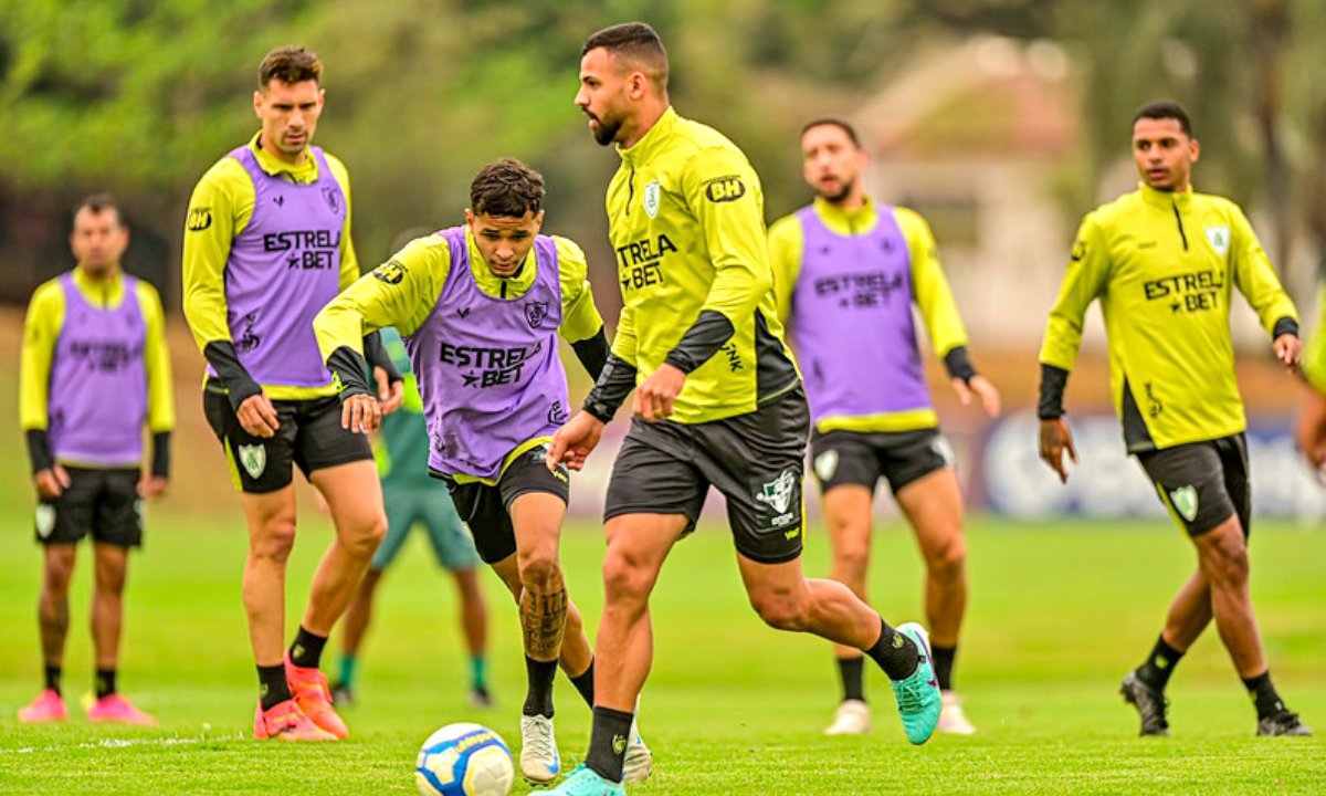 América no CT Lanna Drumond (foto: Mourão Panda/América)