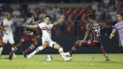 São Paulo ganhou do Fluminense por 2 a 1 no turno do Brasileirão (foto: Rubens Chiri/Saopaulofc.net)