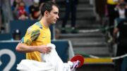 Hugo Calderano lutou bastante, mas ficou sem a medalha de bronze em Paris (foto: Leandro Couri/EM/D.A Press)