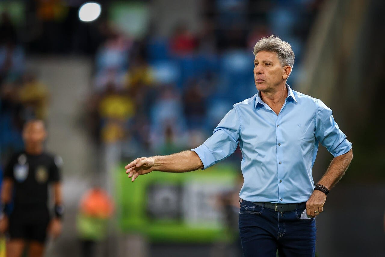 Renato Gaúcho, técnico do Grêmio, falou sobre rumores que o ligavam ao Cruzeiro (foto: Lucas Uebel/Grêmio)