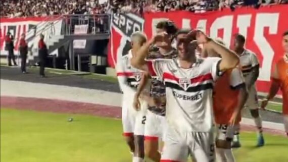 São Paulo vence o Flamengo pelo Brasileirão (foto: Reprodução )