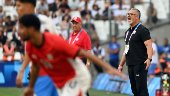 Rogério Micale em jogo do Egito nos Jogos Olímpicos de Paris (foto: Sylvain Thomas/AFP)