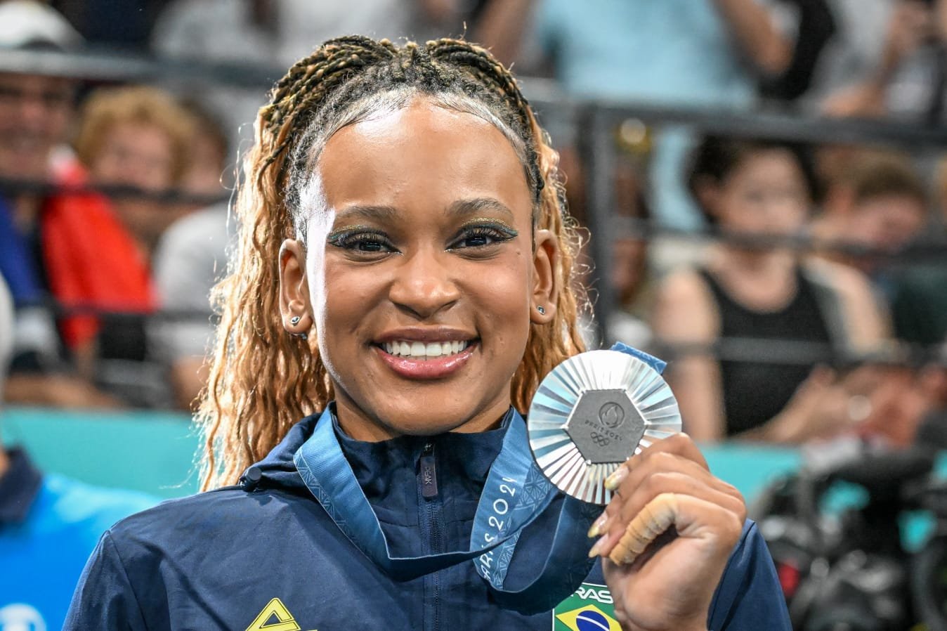 Rebeca Andrade é a atleta do Brasil com mais medalhas na história dos Jogos Olímpicos (foto: Leandro Couri/EM/D.A Press)