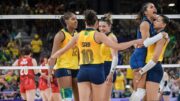 Seleção Brasileira Feminina de Vôlei enfrenta Polônia em busca de garantir a liderança do grupo B (foto: Leandro Couri/EM/D.A Press)