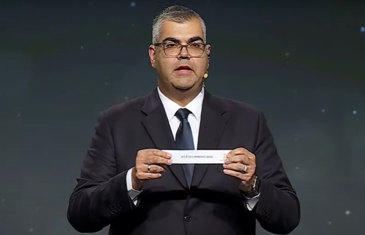 Sorteio Libertadores (foto: Reprodução/YouTube/Conmebol)
