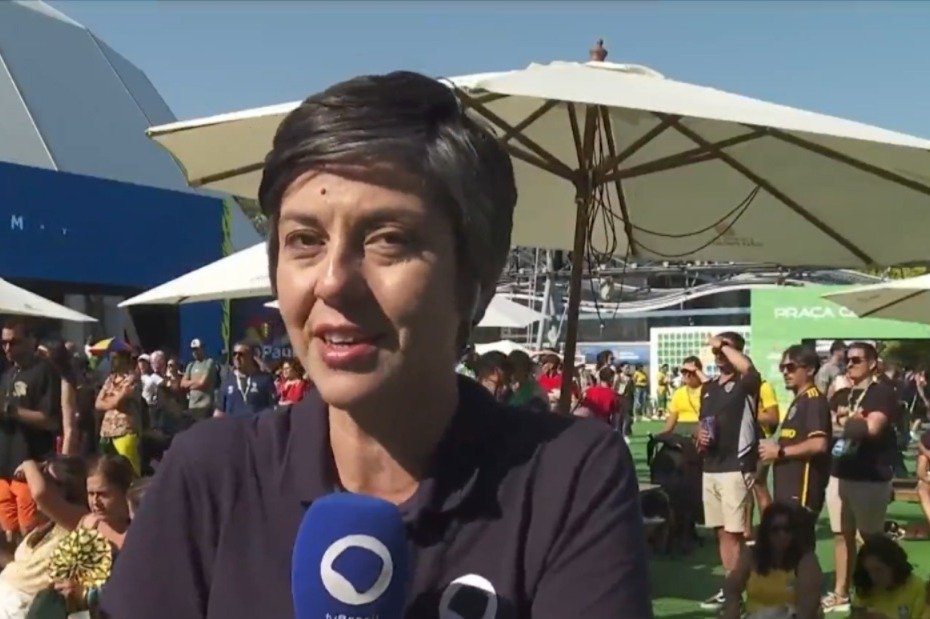 Verônica Dalcanal, jornalista brasileira (foto: EBC/Reprodução)