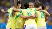 Brasil enfrentou a Espanha na semifinal do futebol feminino (foto: Rafael Ribeiro/CBF)