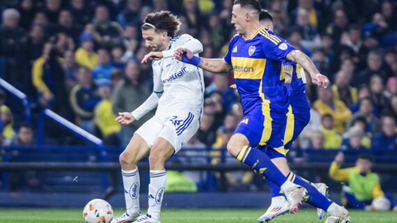 Lance de Cruzeiro x Boca Juniors (foto: Gustavo Aleixo / Cruzeiro)