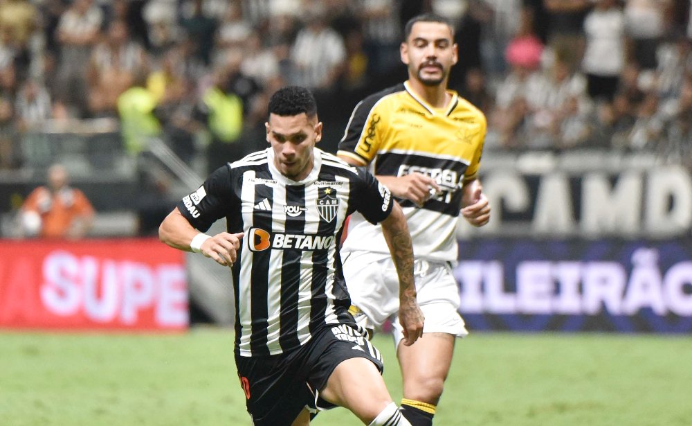 No primeiro turno do Brasileiro, Atlético e Criciúma empataram por 1 a 1 na Arena MRV (foto: Ramon Lisboa/EM/D.A Press)