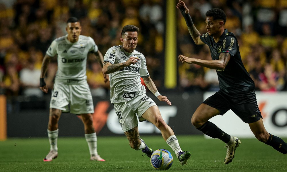 Atlético não conseguiu segurar o Criciúma fora de casa (foto: Pedro Souza/Atlético)