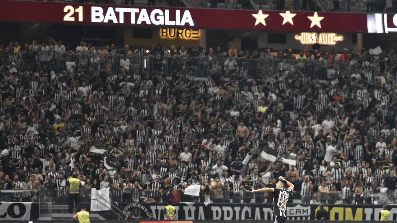 Battaglia, meio-campista do Atlético (foto: Ramon Lisboa/EM/D.A Press)