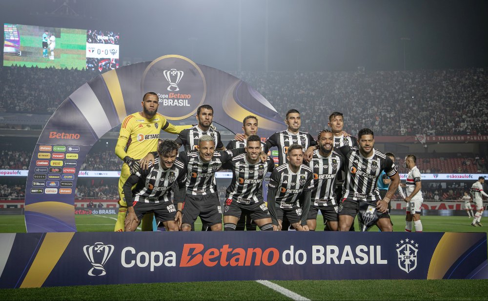 Atlético no MorumBis, antes de jogo contra São Paulo pela Copa do Brasil (foto: Pedro Souza/Atlético)