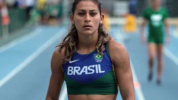 Ana Cláudia Lemos, recordista brasileira (foto: AFP)