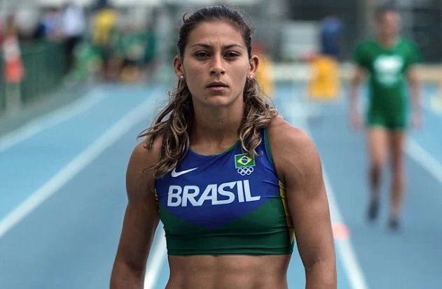 Ana Cláudia Lemos, recordista brasileira (foto: AFP)