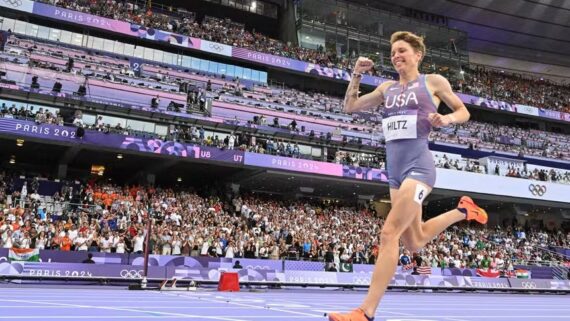 Hiltz, atleta transgênero (foto: AFP)