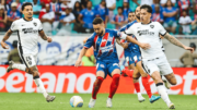 Jogadores de Bahia e Botafogo (foto: Letícia Martins/Bahia)