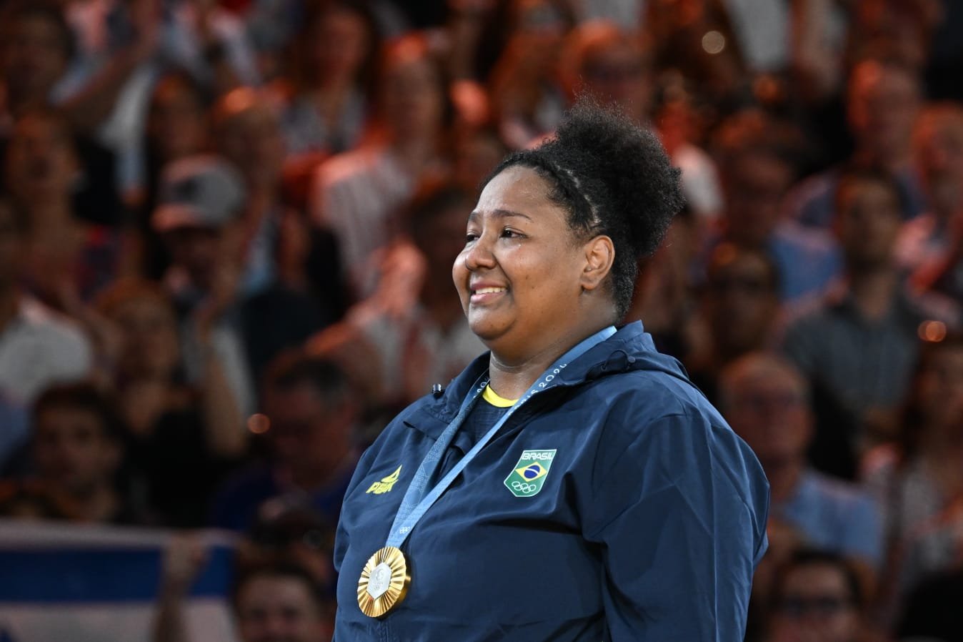 Bia Souza venceu a primeira medalha de ouro do Brasil em Paris 2024 (foto: Leandro Couri/EM/D.A Press)