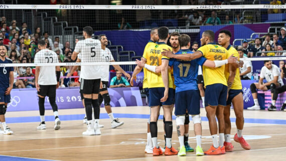 Brasil venceu o Egito por 3 sets a 0 nesta sexta-feira (2/8) (foto: Leandro Couri/EM/D.A Press)