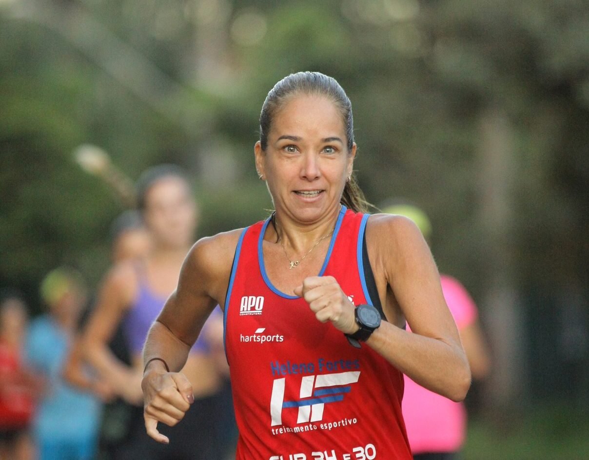 Junea durante corrida (foto: Arquivo Pessoal)