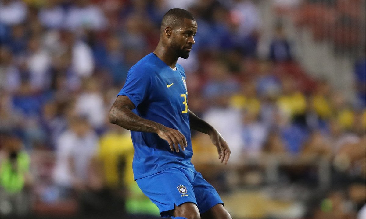 Dedé em ação pela Seleção Brasileira em 2018 (foto: Lucas Figueiredo/CBF)