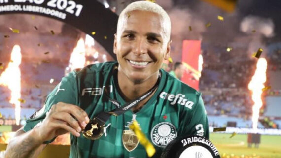 Deyverson foi campeão da Libertadores de 2021 pelo Palmeiras (foto: Reprodução/Instagram/Deyverson)