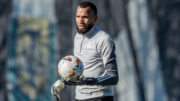 Everson em treino pelo Atlético na Argentina (foto: Pedro Souza/Atlético)