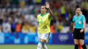 Gabi Portilho, atacante da Seleção Brasileira Feminina de Futebol em Paris 2024 (foto: Rafael Ribeiro/CBF)