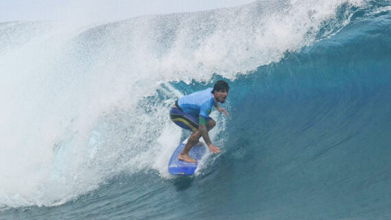 Gabriel Medina ficou com a medalha de bronze nos Jogos de Paris (foto: Jerome BROUILLET/AFP)