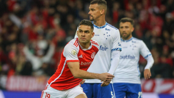 Cruzeiro perdeu para o Internacional por 1 a 0 no Beira-Rio e ampliou jejum no estádio (foto: Ricardo Duarte/Internacional)