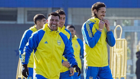 Jogadores do Boca Juniors (foto: Divulgação / Boca Juniors)