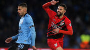 Mastriani fez o primeiro gol do Athletico-PR sobre o Belgrano (foto: Diego Lima/AFP)