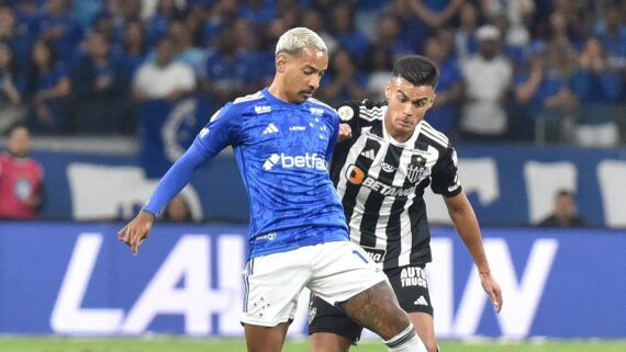 Matheus Pereira em Cruzeiro x Atlético (foto: Ramon Lisboa/EM/DA Press)