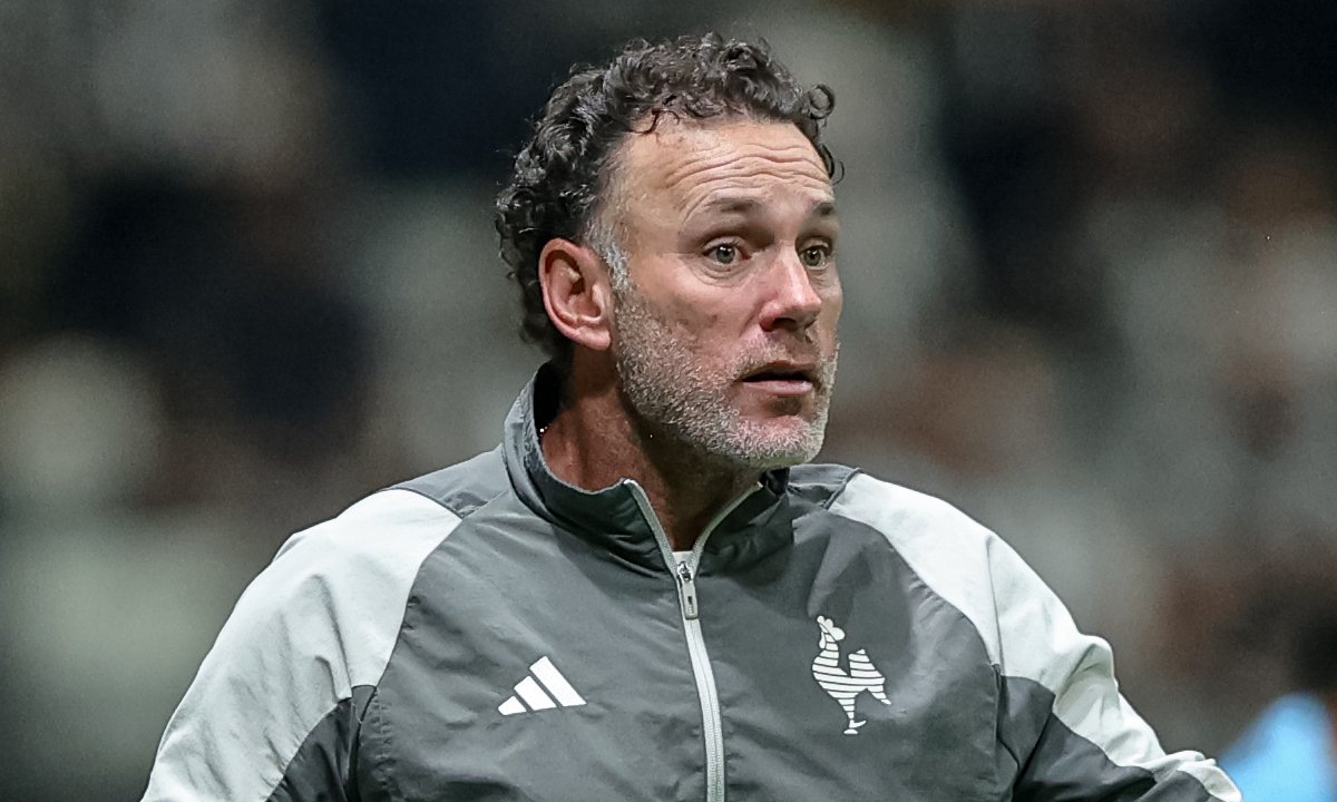 Milito em Atlético x CRB (foto: Pedro Souza/Atlético)