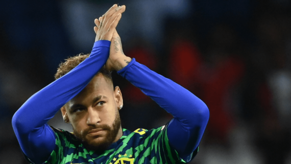 Neymar, atacante do Al-Hilal e a Seleção Brasileira (foto: Franck Fife/AFP)