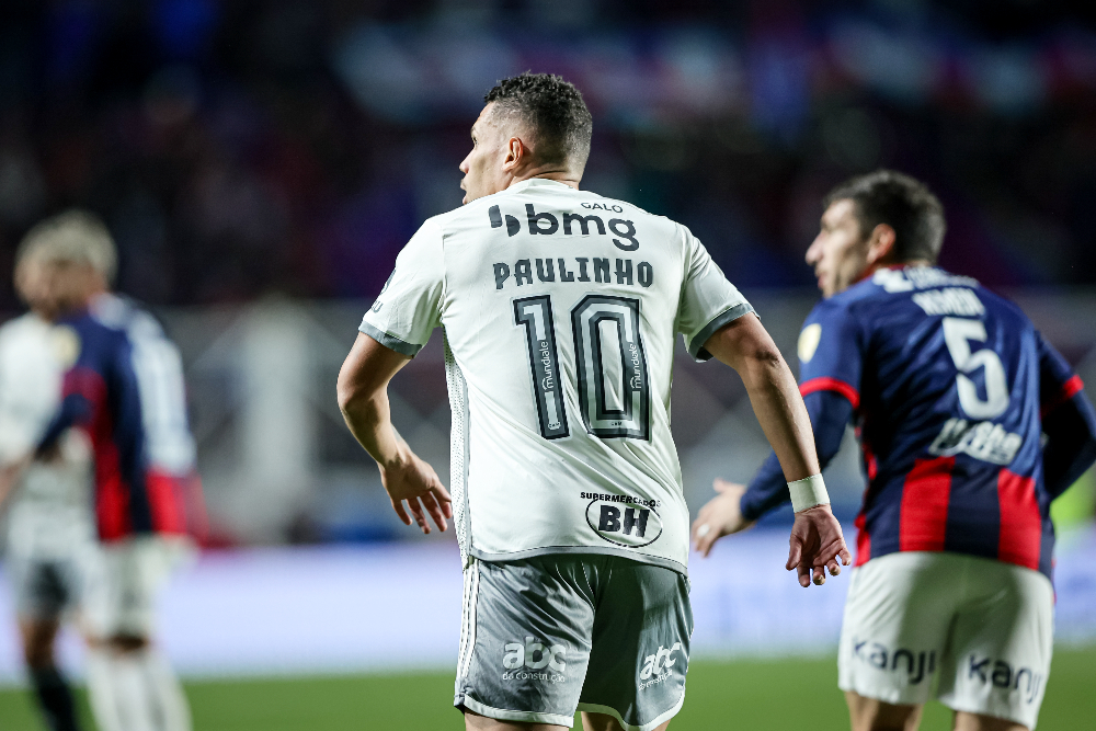 Paulinho voltou a balançar as redes pelo Atlético na Libertadores - (foto: Pedro Souza/Atlético)