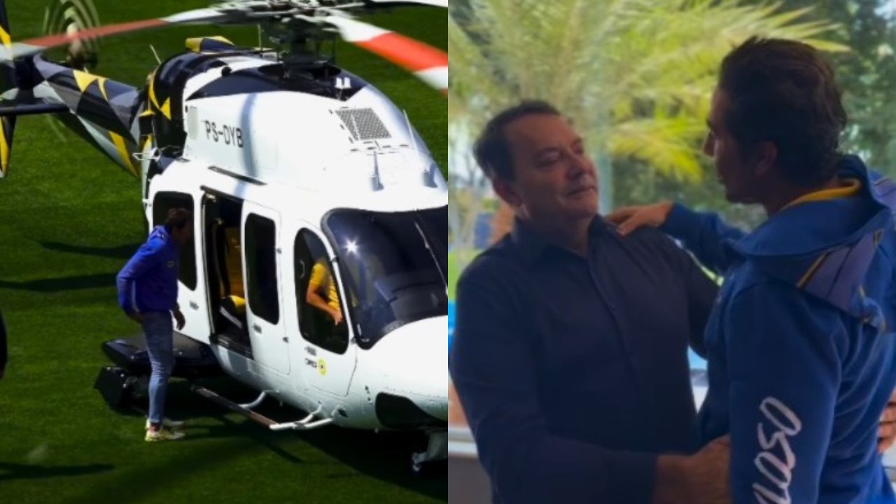 Pedrinho e João Adibe se reuniram para discutir planos para o Cruzeiro (foto: Reprodução)