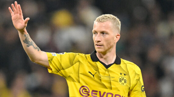 Pelo Borussia Dortmund, Reus realizou 429 jogos (foto: INA FASSBENDER / AFP)