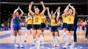 jogadoras de vôlei da Seleção Brasileira Feminina (foto: Divulgação/FIVB)